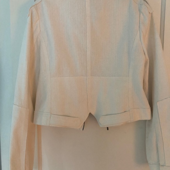 White cropped military jacket - Picture 4 of 4